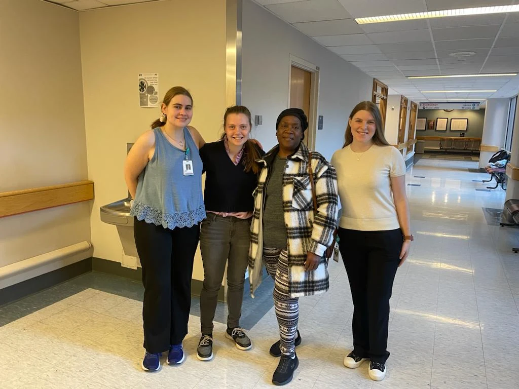 INSPIRE participant Krystal with members of the study team after her first lung cancer screening