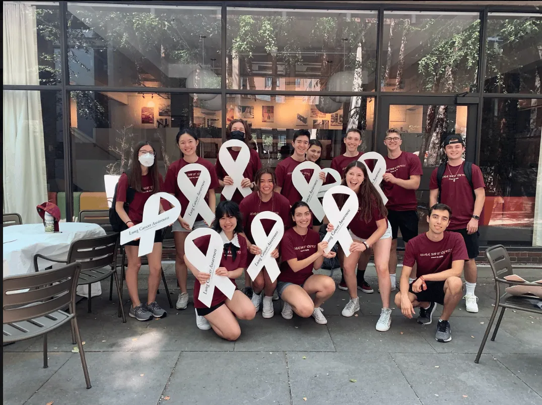 ALCSI volunteers gathered at an awareness event