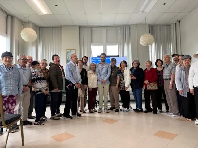 ALCSI members and partners gathered indoors