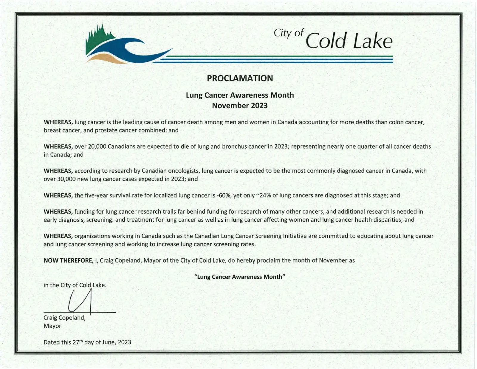 Cold Lake, Canada (2023)